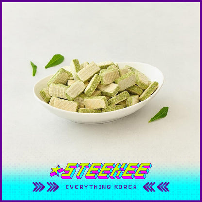 GOOD TODAY Green Tea Flavored Snack Combo Cookie Crispy Roll Popcorn Wafers by Steekee Korea 4296