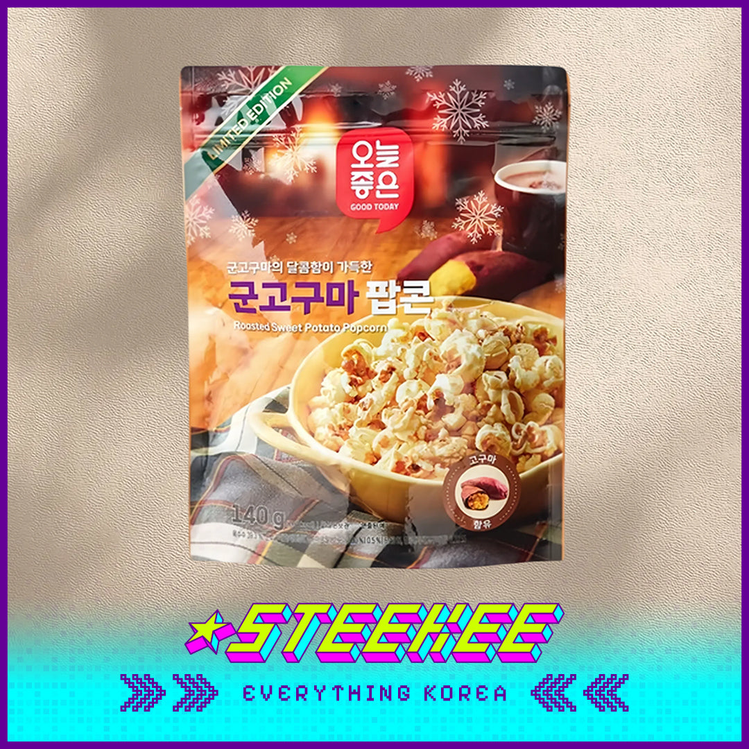 GOOD TODAY Sweet Potato Flavor Snack Combo Crispy Roll Popcorn by Steekee Korea 4297