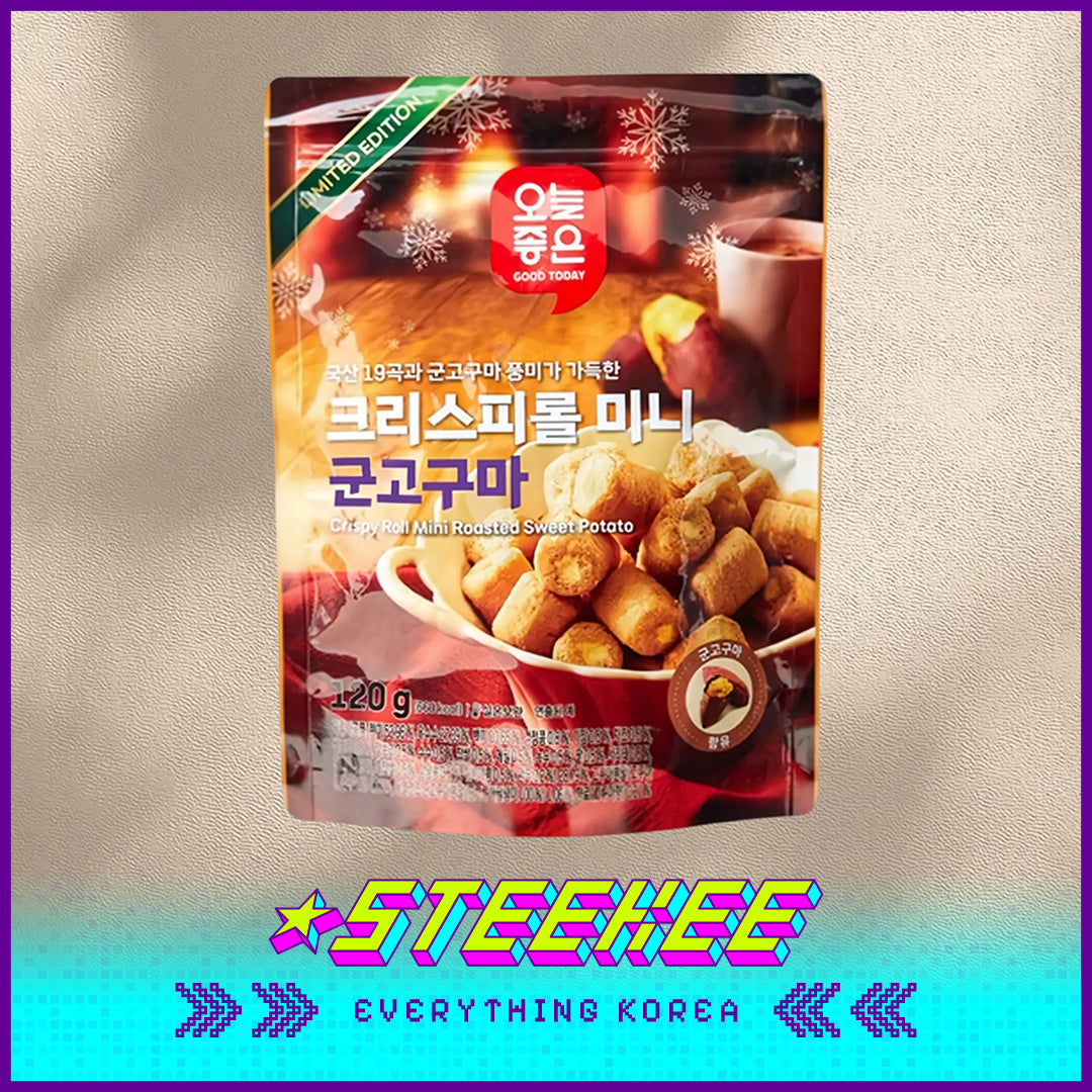 GOOD TODAY Sweet Potato Flavor Snack Combo Crispy Roll Popcorn by Steekee Korea 4297