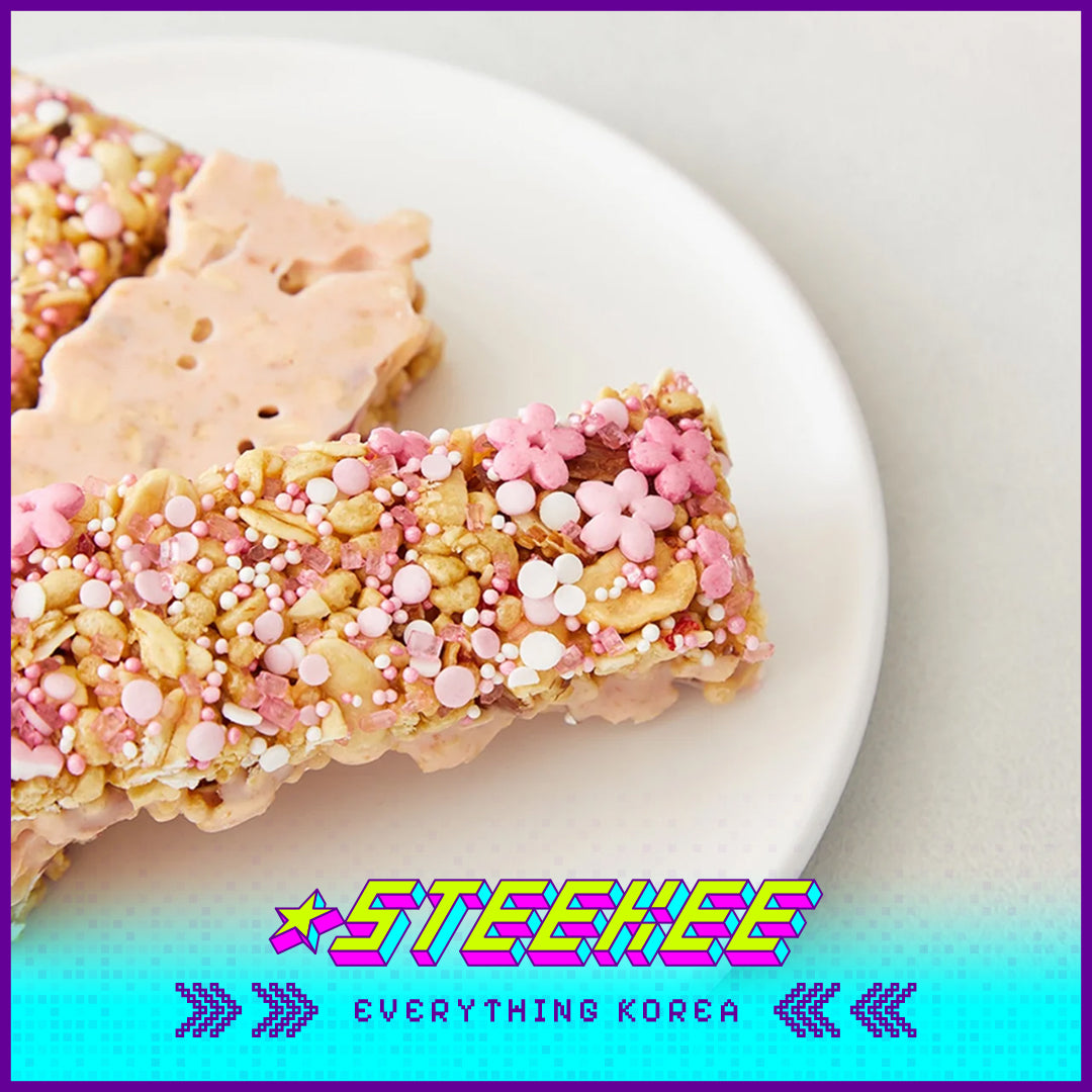 GOOD TODAY Cherry Blossom Flavored Series Protein Bars and Popcorn by Steekee Korea 4300