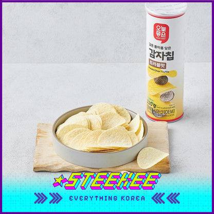 GOOD TODAY Original Sour Cream Onion Flavor Truffle Flavor Barrel Potato Chips Snack 110g by Steekee Korea 4305
