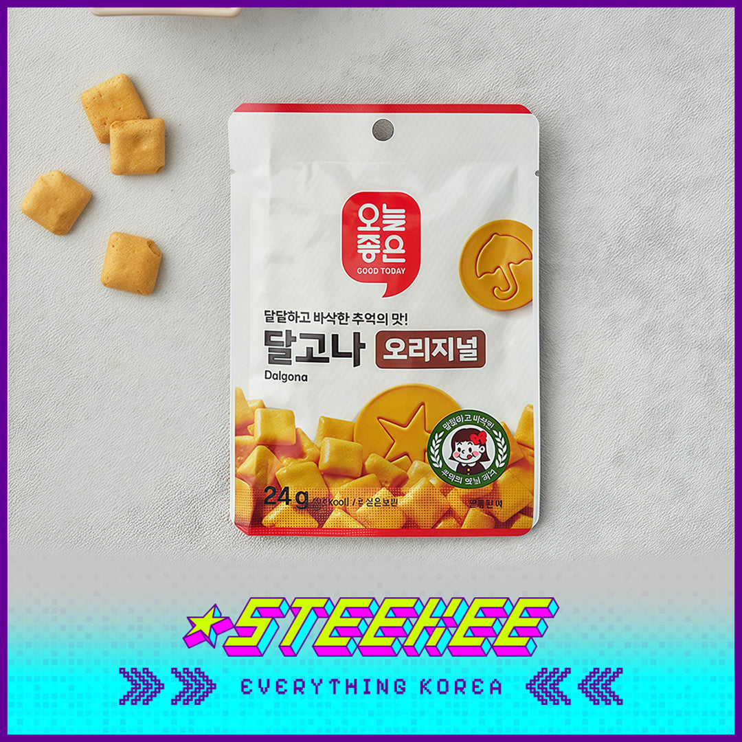 GOOD TODAY Dalgona Caramel Sugar Cookie Snack 24g by Steekee Korea 4306