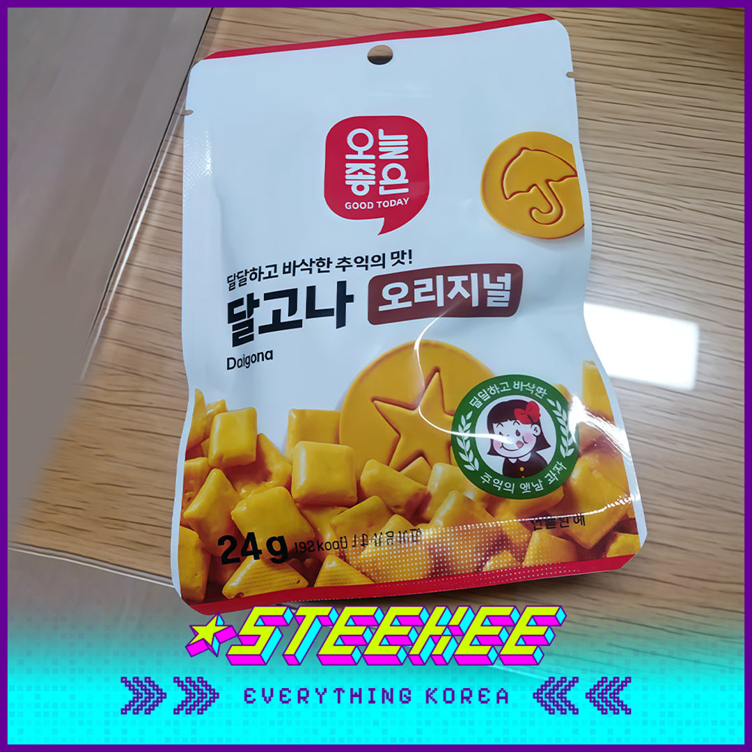GOOD TODAY Dalgona Caramel Sugar Cookie Snack 24g by Steekee Korea 4306