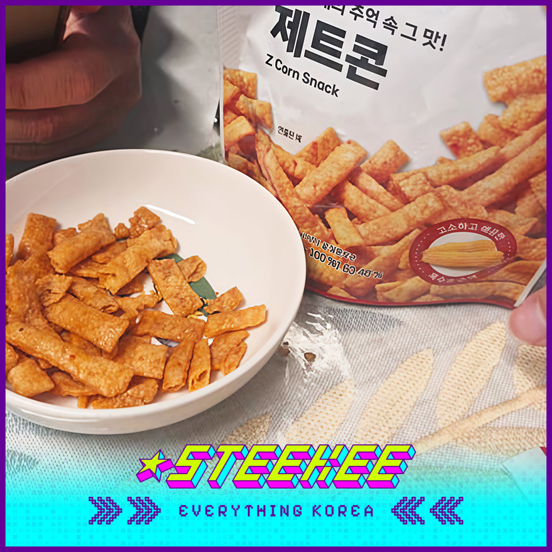 GOOD TODAY Spicy Corn Crisp Bars Snack 90g by Steekee Korea 4309