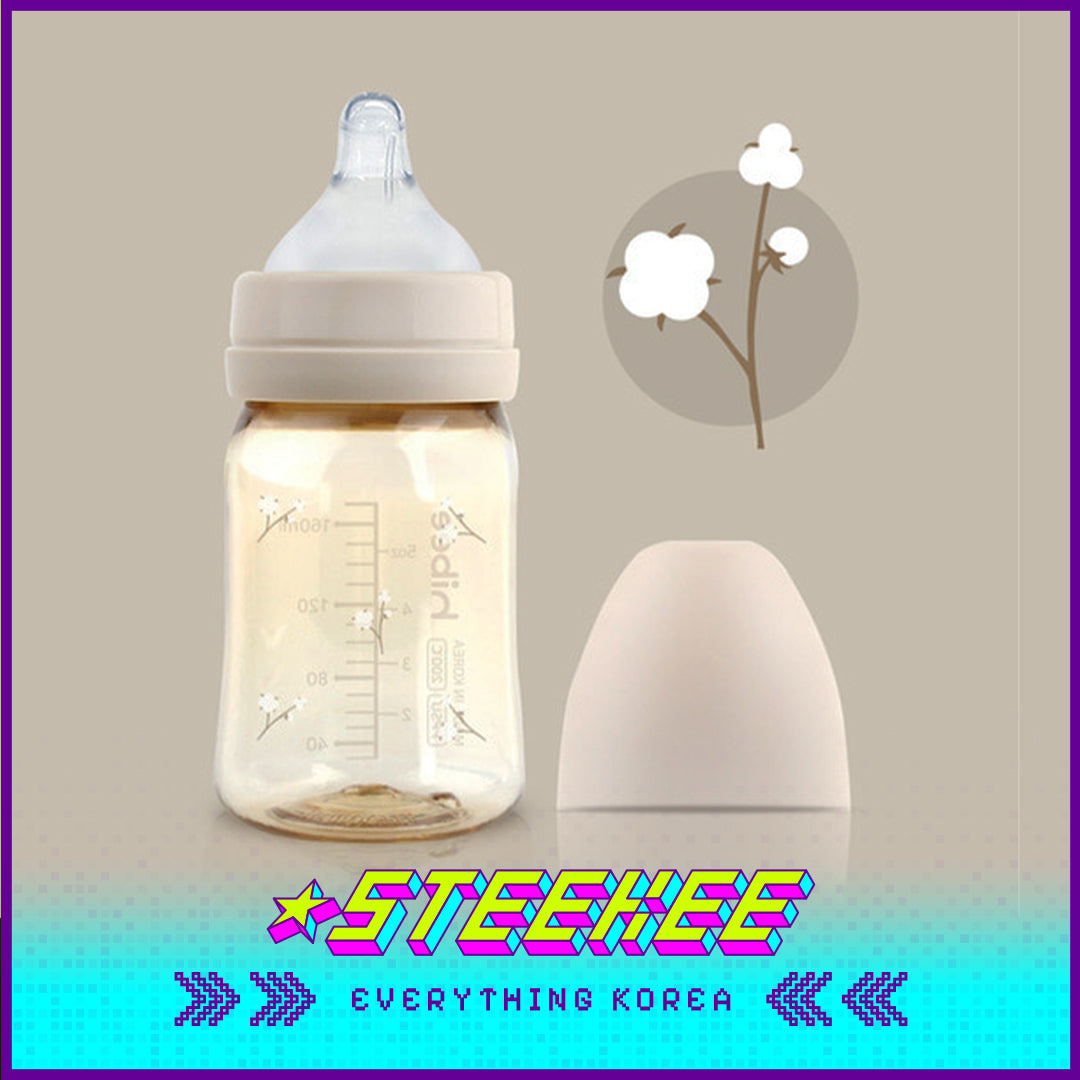 Hibee Eight Air Vents PPSU Anti-Colic BPA-free Baby Bottle Cotton 170ml by Steekee Korea 4312