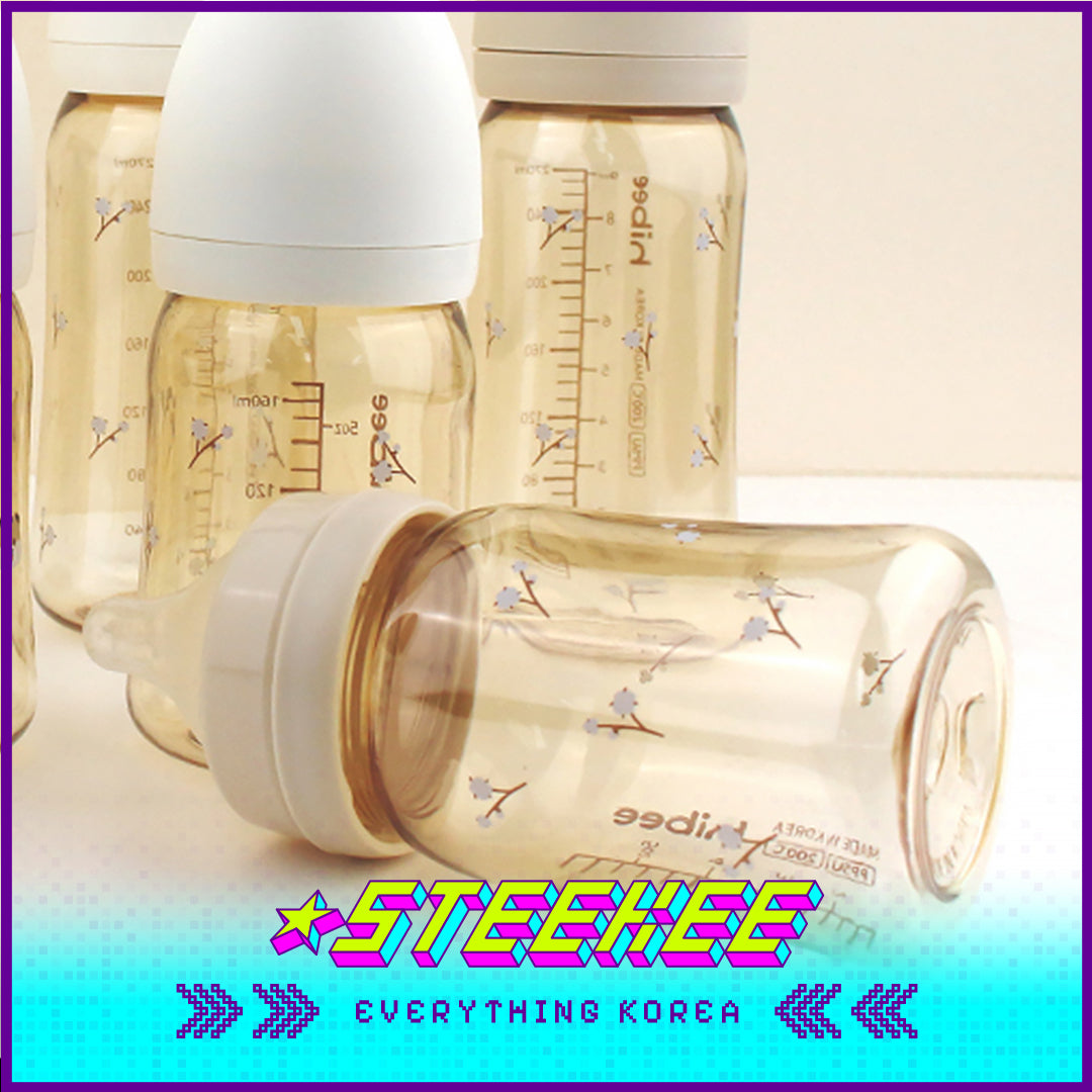 Hibee Eight Air Vents PPSU Anti-Colic BPA-free Baby Bottle Cotton 170ml by Steekee Korea 4312