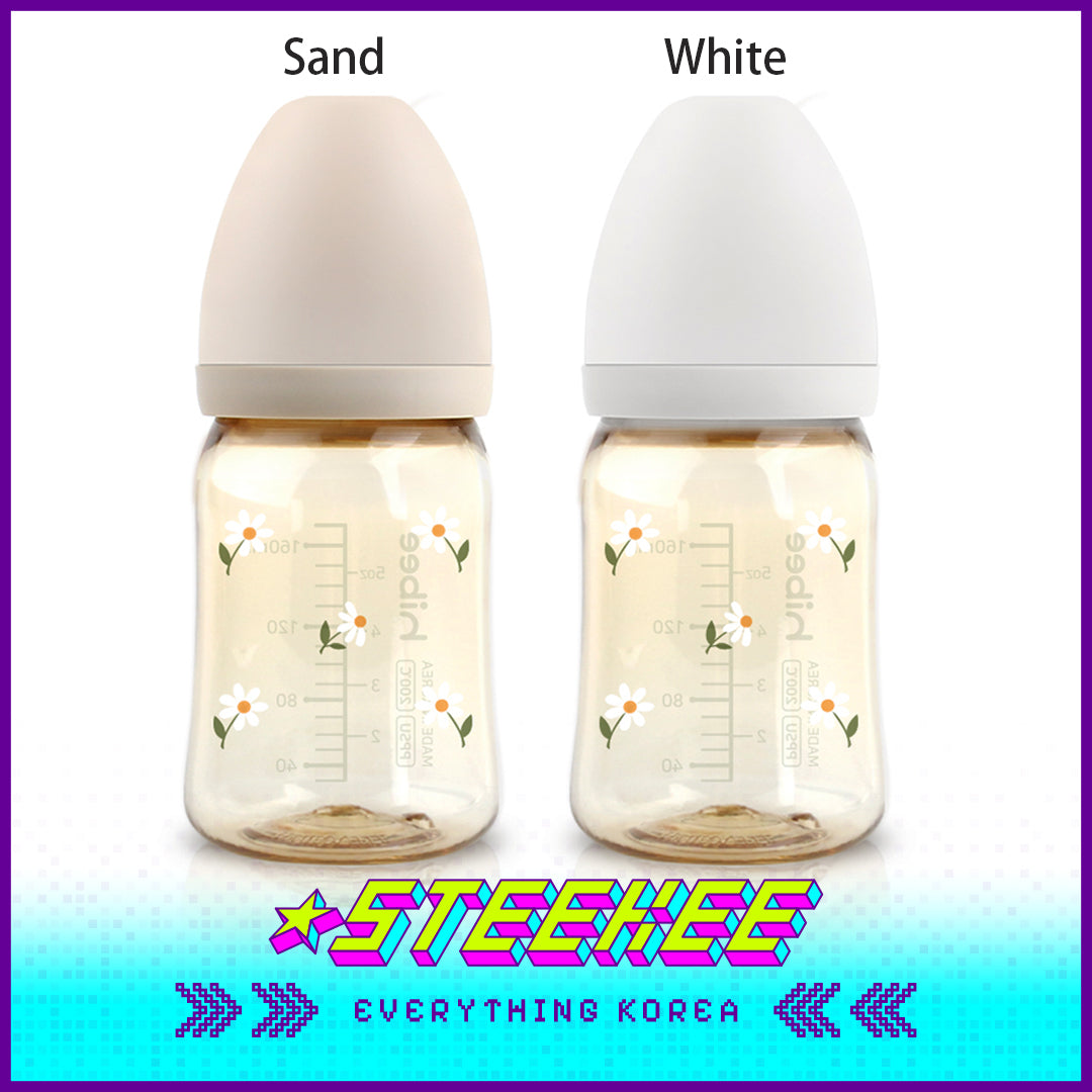 Hibee Eight Air Vents PPSU Anti-Colic BPA-free Baby Bottle Spring Edition Daisy 170ml by Steekee Korea 4313