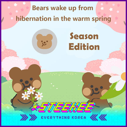 Hibee Eight Air Vents PPSU Anti-Colic BPA-free Baby Bottle Large Capacity Cute Bear 270ml by Steekee Korea 4318