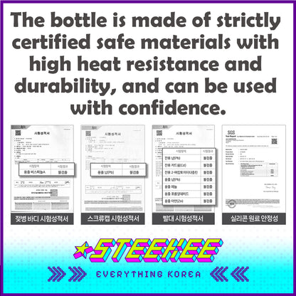 Hibee Eight Air Vents PPSU Anti-Colic BPA-free Baby Bottle Large Capacity Spring Daisy 270ml by Steekee Korea 4319