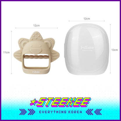 Hibee Lion Food Grade Silicone Wrist Claws Baby KIds Pacifier Teether Soft Toys by Steekee Korea 4324