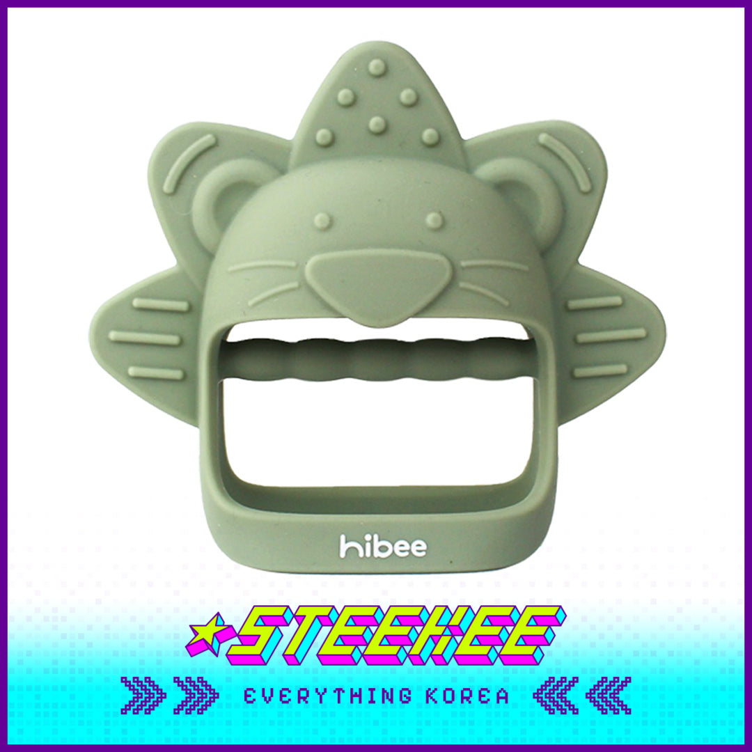 Hibee Lion Food Grade Silicone Wrist Claws Baby KIds Pacifier Teether Soft Toys by Steekee Korea 4324