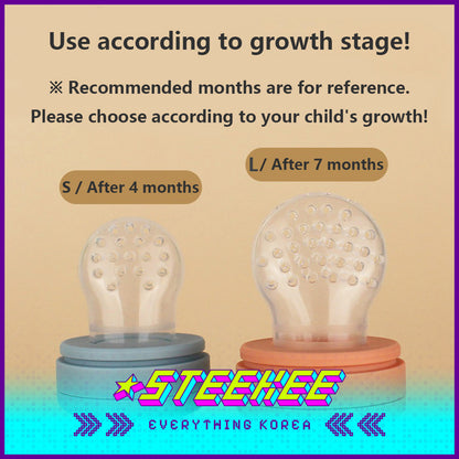 Hibee Octopus Food Grade Baby Kids Silicone Fruit Juice Teether Chewing Toy Nipple Pacifier Feeder by Steekee Korea 4326