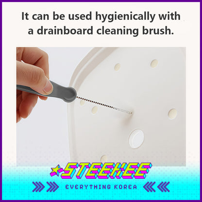 Hibee Baby Bottle Nipple Cleaning Brush Drying Rack Storage by Steekee Korea 4328