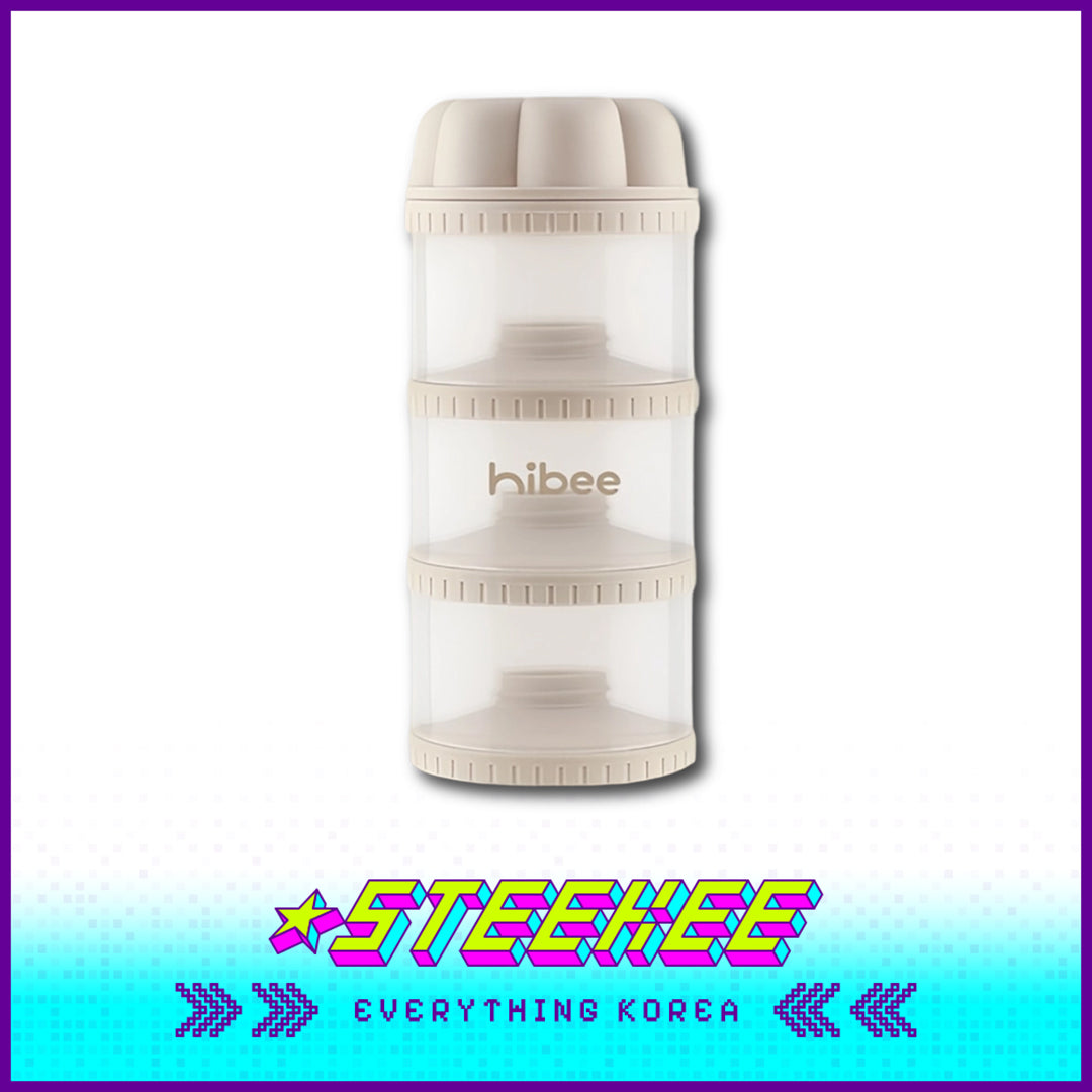Hibee Multi-layer Stackable Antibacterial Portable Baby Milk Powder Box Dispenser Container by Steekee Korea 4329
