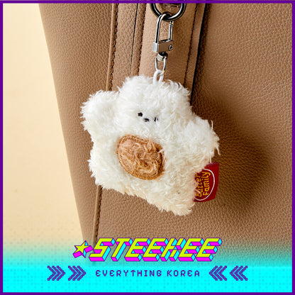 BUTTER SHOP Butter Bear Cute Plush Toy Keychain Keyring by Steekee Korea 4334