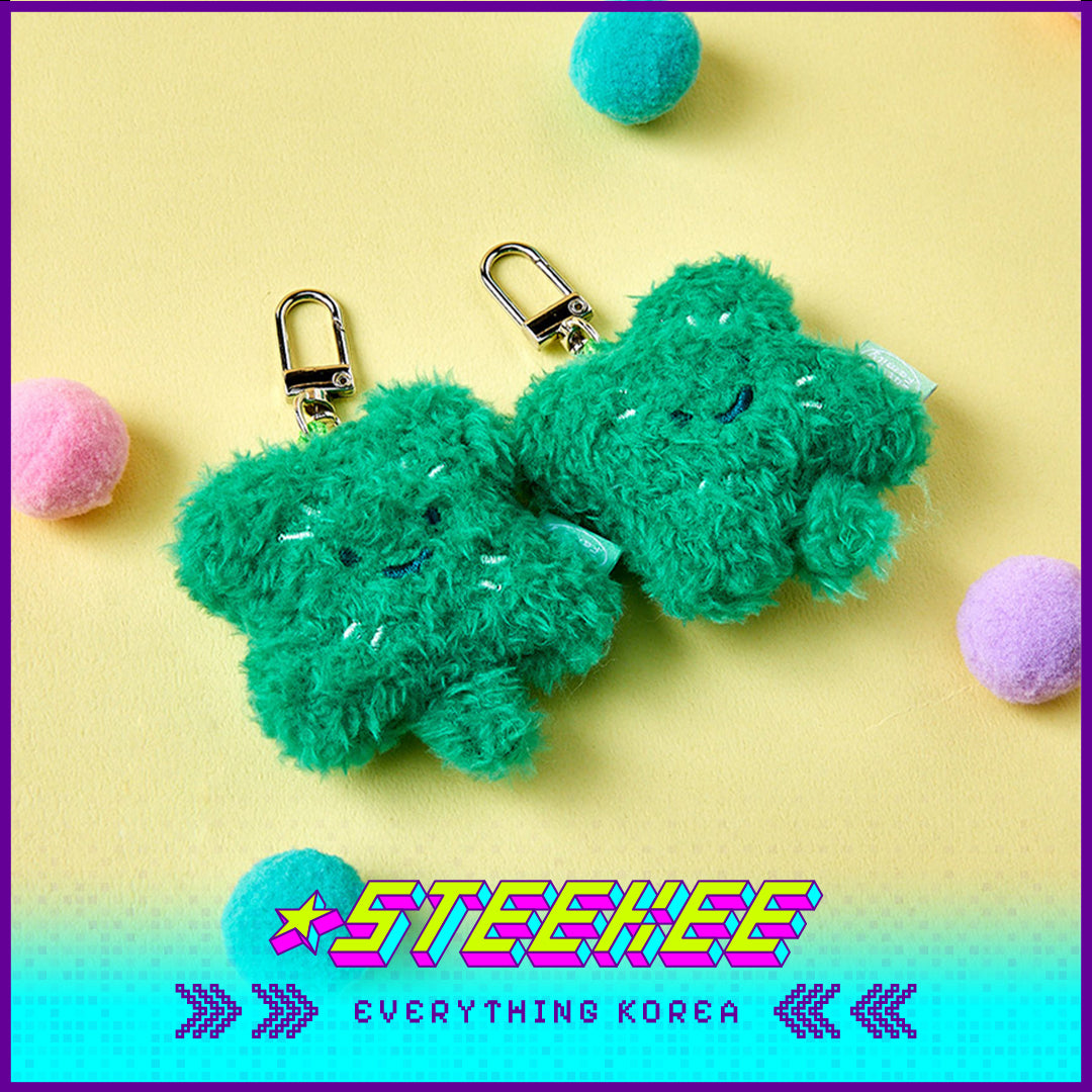 BUTTER SHOP Clover Rabbit Cute Plush Toy Keychain Keyring by Steekee Korea 4335