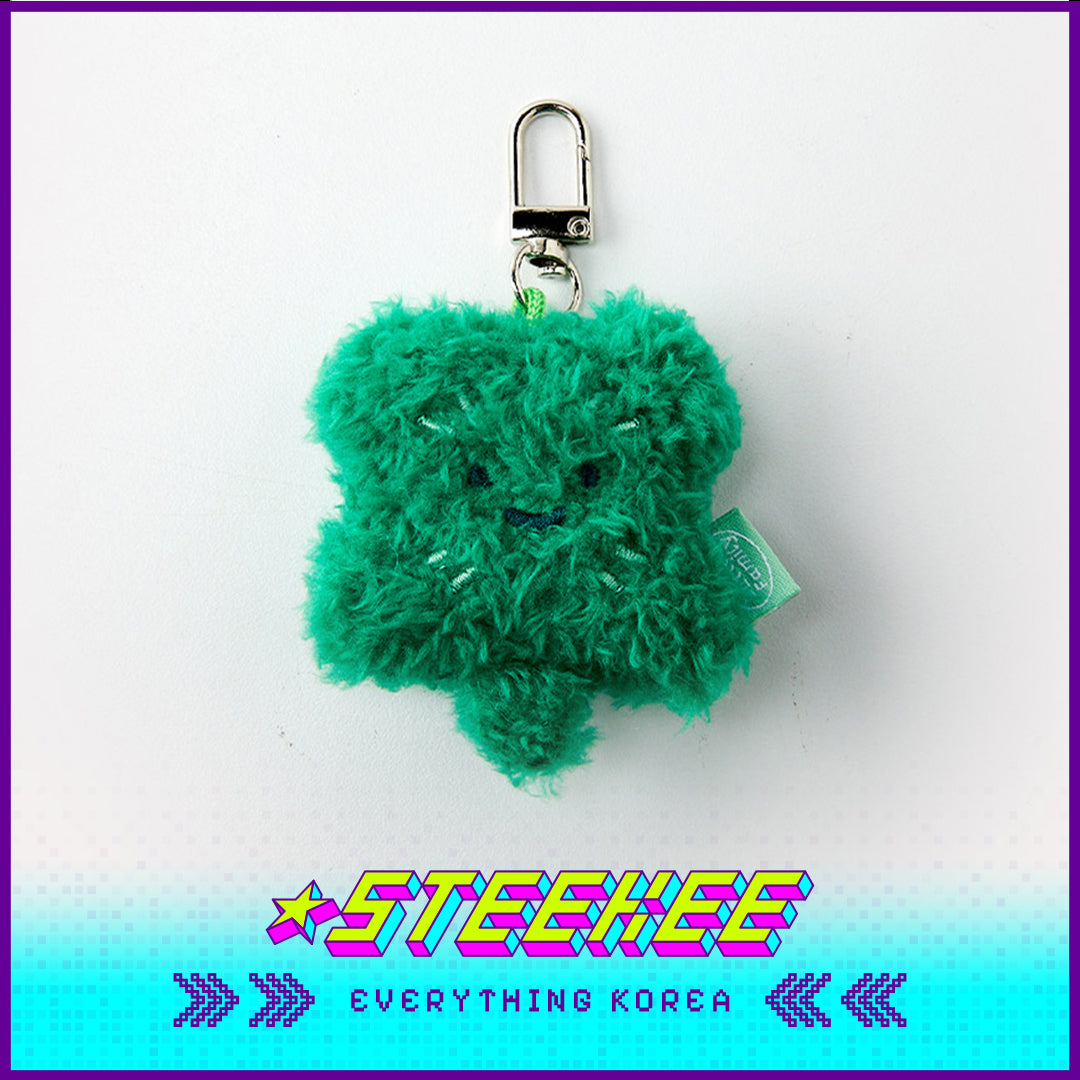 BUTTER SHOP Clover Rabbit Cute Plush Toy Keychain Keyring by Steekee Korea 4335