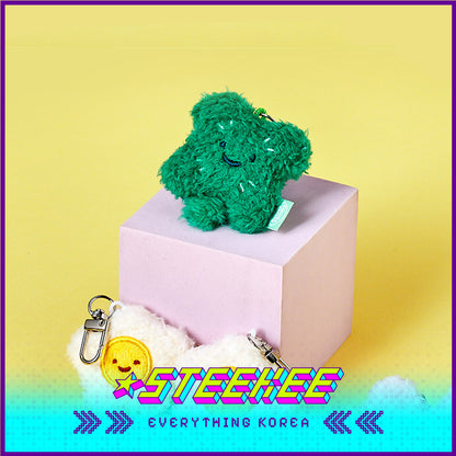 BUTTER SHOP Clover Rabbit Cute Plush Toy Keychain Keyring by Steekee Korea 4335
