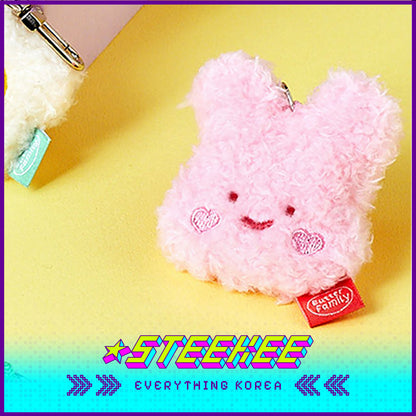 BUTTER SHOP Clover Rabbit Cute Plush Toy Keychain Keyring by Steekee Korea 4335