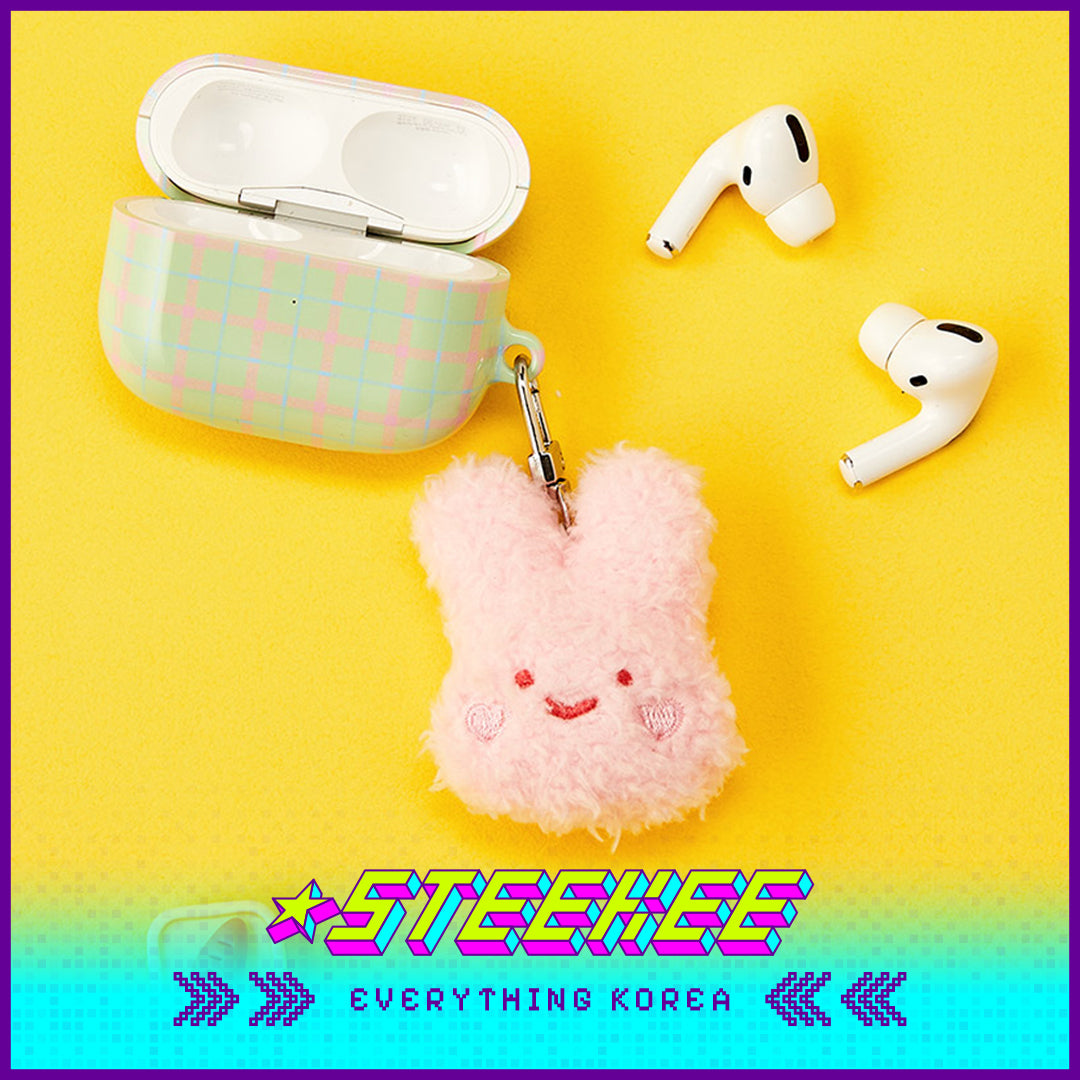 BUTTER SHOP Clover Rabbit Cute Plush Toy Keychain Keyring by Steekee Korea 4335