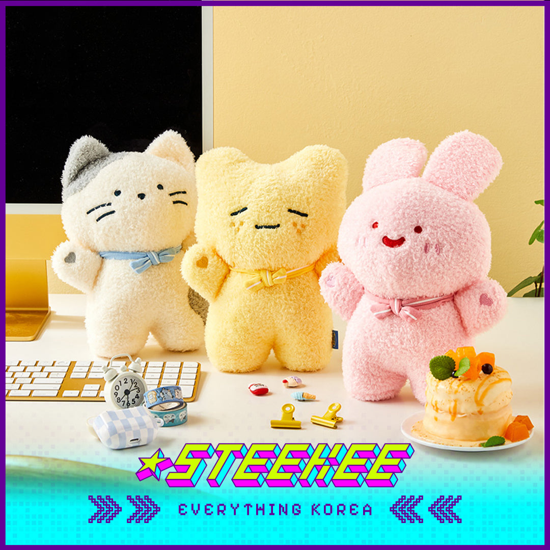 BUTTER SHOP Picnic Soft Plush Toy Standing Doll by Steekee Korea 4340