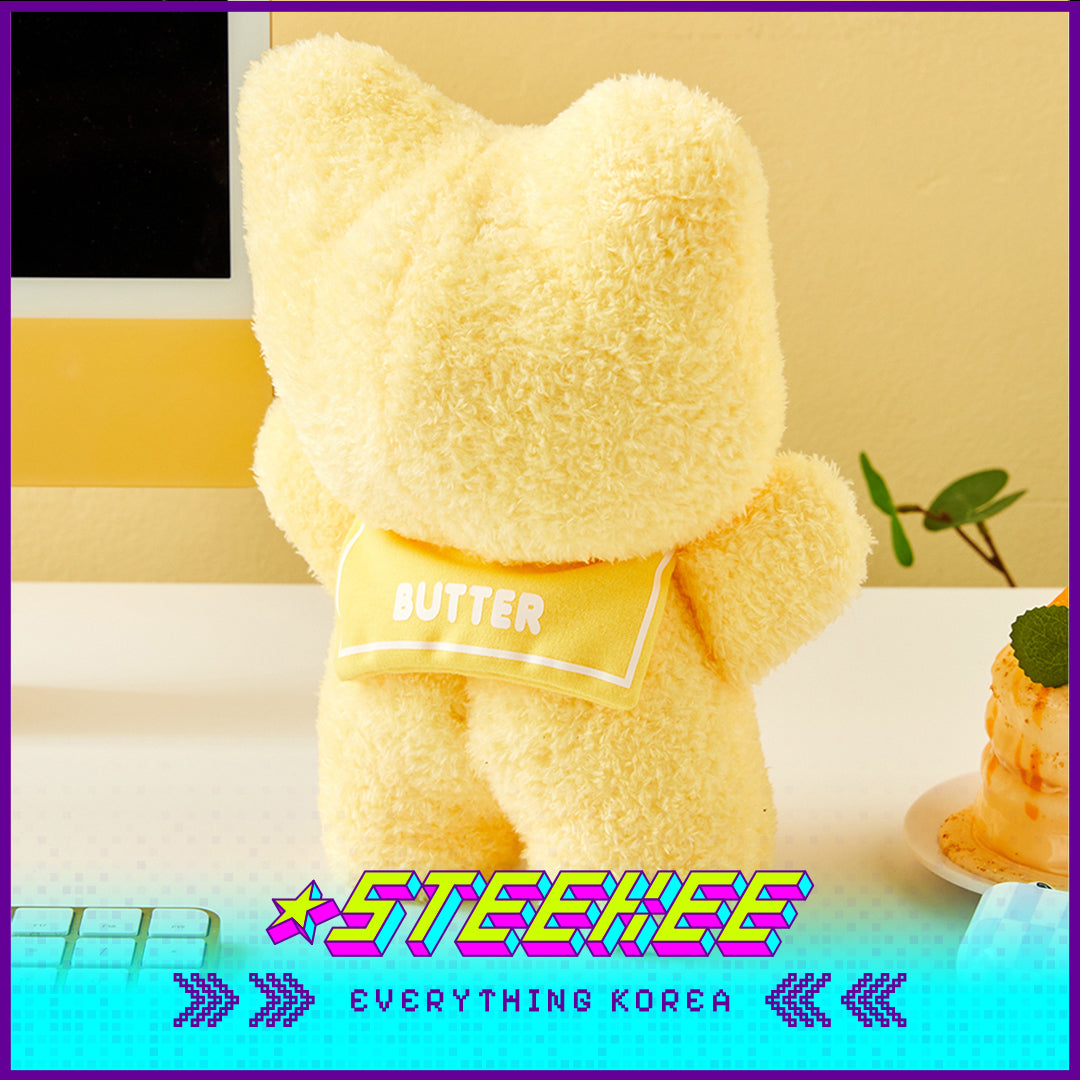 BUTTER SHOP Picnic Soft Plush Toy Standing Doll by Steekee Korea 4340