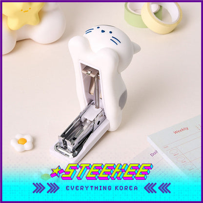 BUTTER SHOP Cute Silicone Rabbit Cat Stapler Stationary by Steekee Korea 4341
