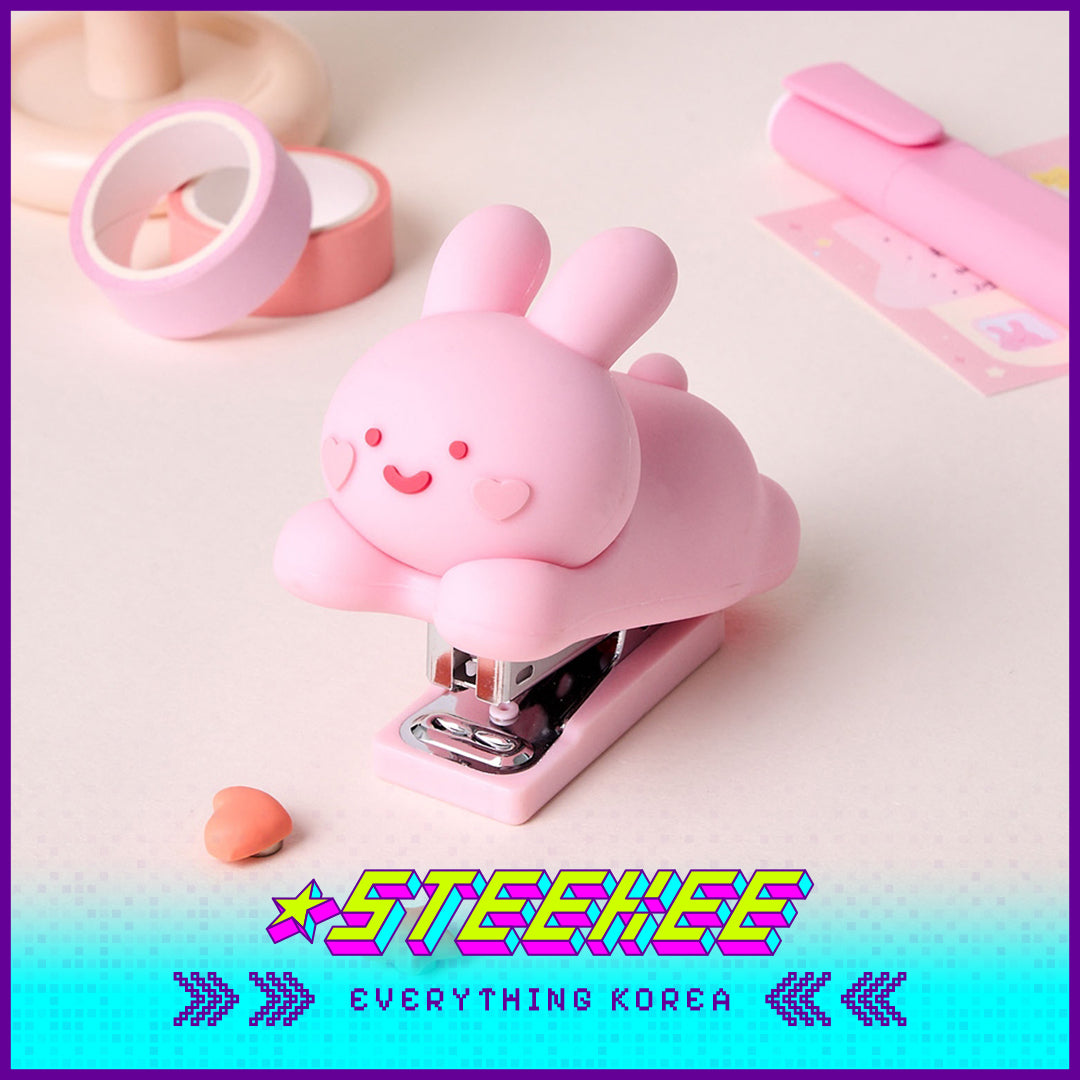 BUTTER SHOP Cute Silicone Rabbit Cat Stapler Stationary by Steekee Korea 4341