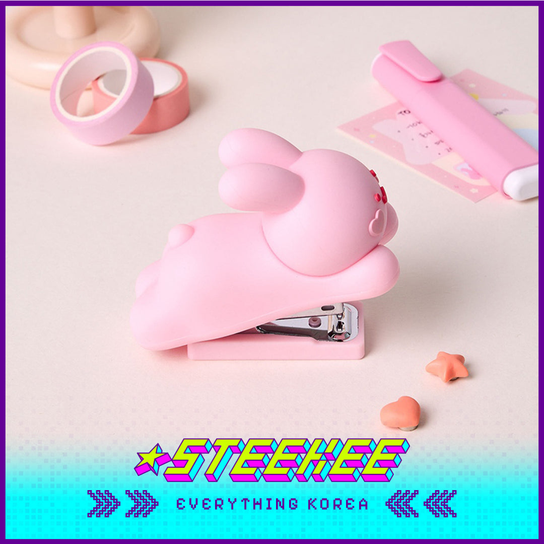 BUTTER SHOP Cute Silicone Rabbit Cat Stapler Stationary by Steekee Korea 4341