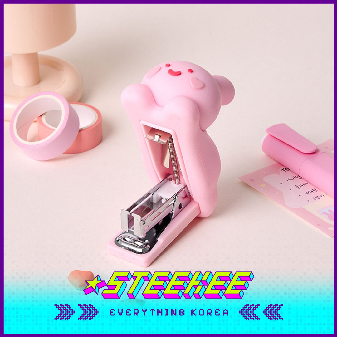BUTTER SHOP Cute Silicone Rabbit Cat Stapler Stationary by Steekee Korea 4341