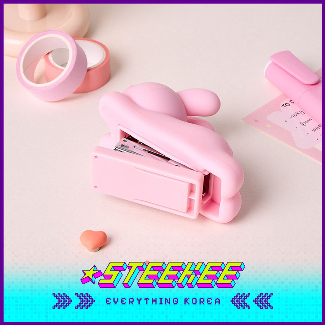 BUTTER SHOP Cute Silicone Rabbit Cat Stapler Stationary by Steekee Korea 4341