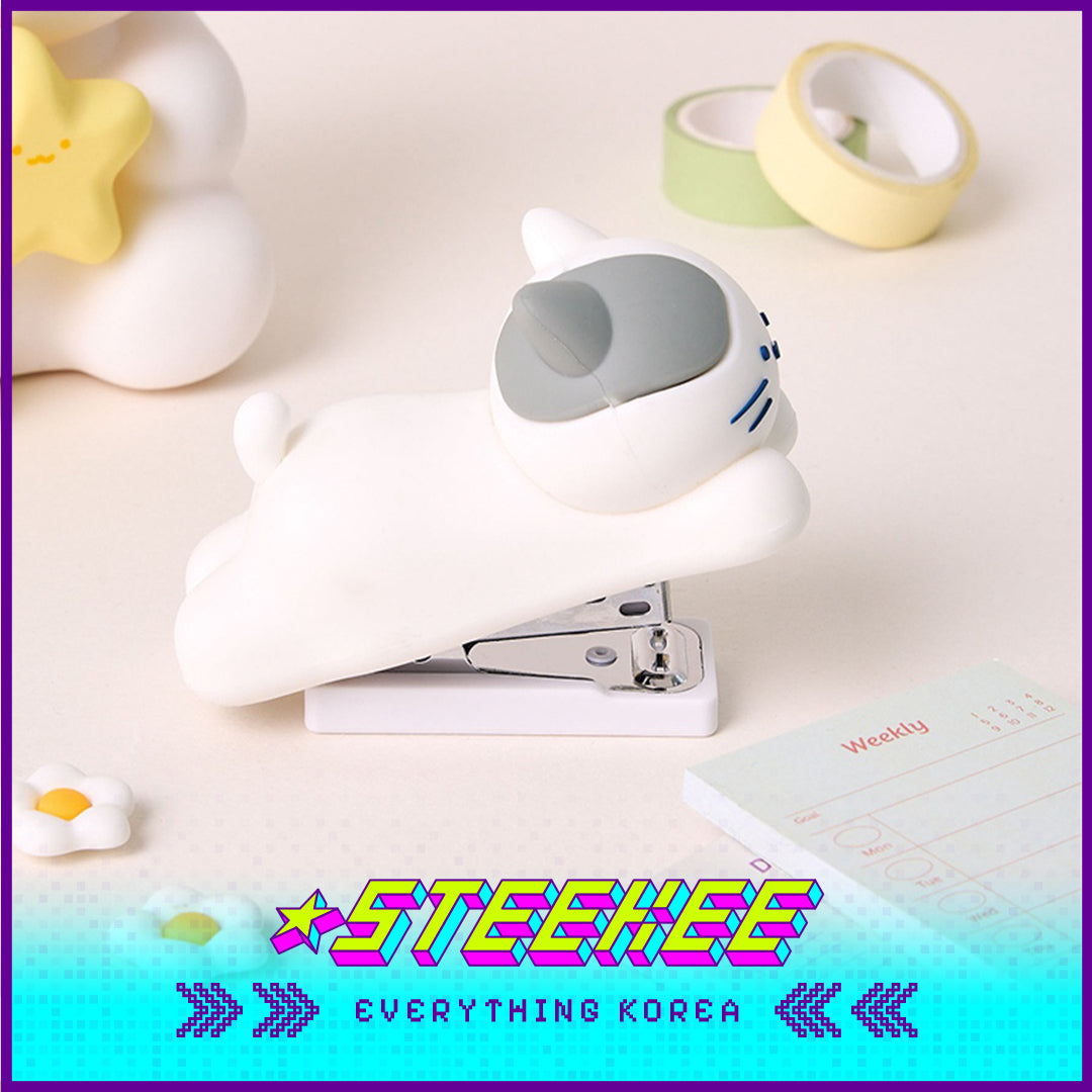 BUTTER SHOP Cute Silicone Rabbit Cat Stapler Stationary by Steekee Korea 4341