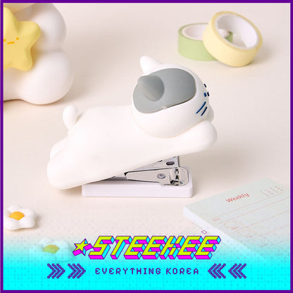 BUTTER SHOP Cute Silicone Rabbit Cat Stapler Stationary by Steekee Korea 4341