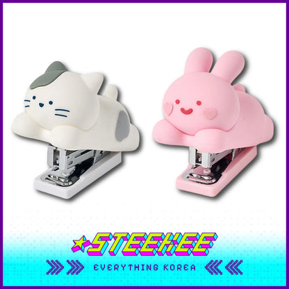 BUTTER SHOP Cute Silicone Rabbit Cat Stapler Stationary by Steekee Korea 4341