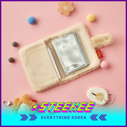 BUTTER SHOP Cute Plush Fluffy Photo Card Album Stationary by Steekee Korea 4343