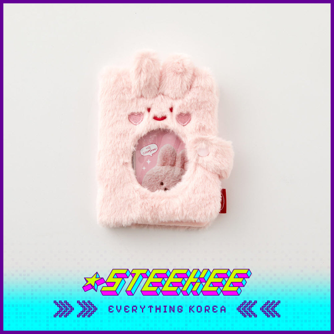 BUTTER SHOP Cute Plush Fluffy Photo Card Album Stationary by Steekee Korea 4343