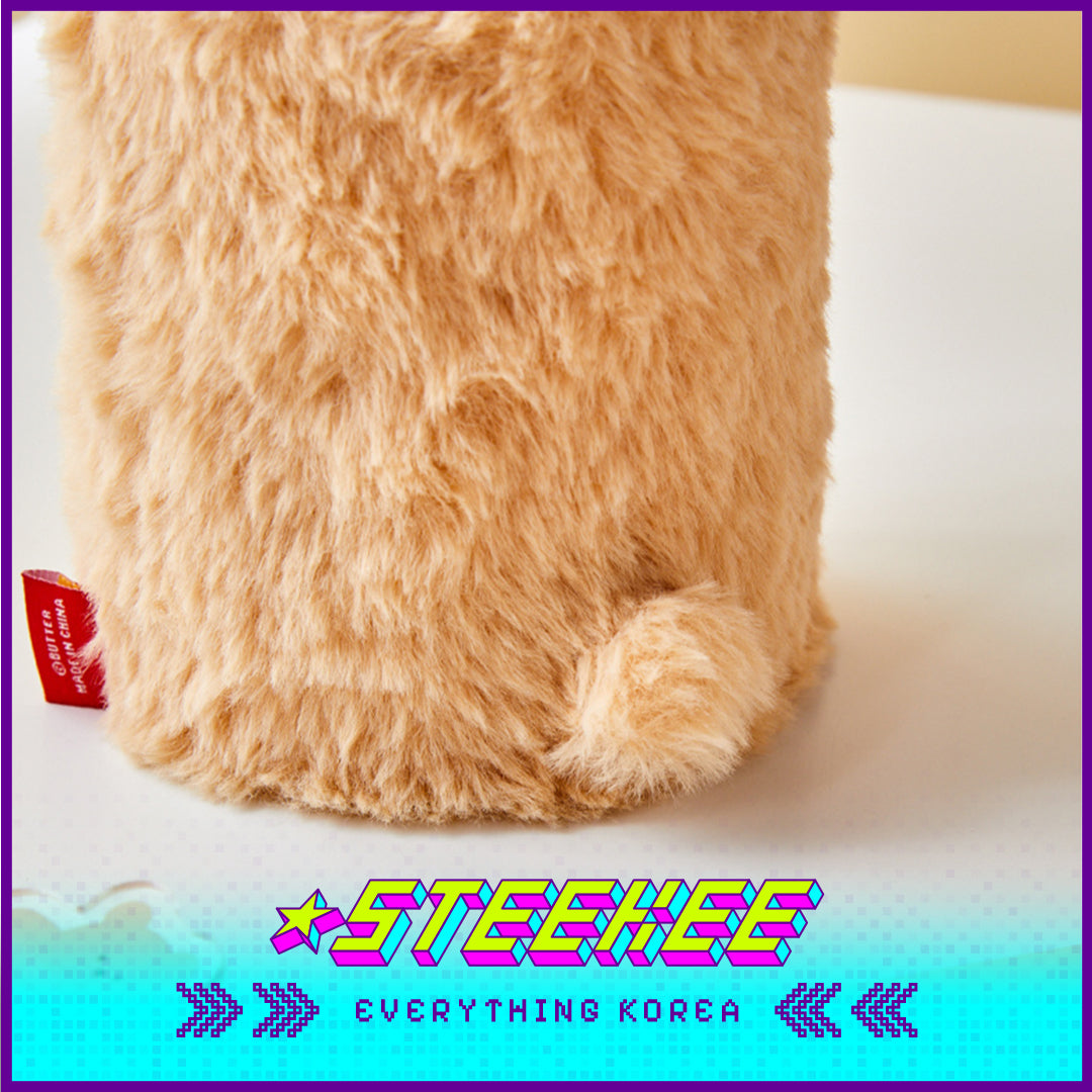 BUTTER SHOP Cute Butter Bear Milk Cat Plush Fluffy Pen Holder Stationary by Steekee Korea 4344