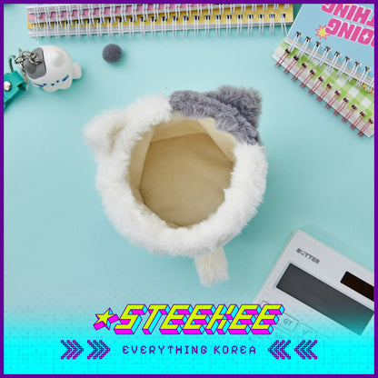 BUTTER SHOP Cute Butter Bear Milk Cat Plush Fluffy Pen Holder Stationary by Steekee Korea 4344