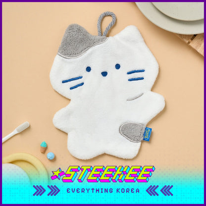 BUTTER SHOP Butter Family Soft Kitchen Bathroom Absorbent Cleaning Hand Towel by Steekee Korea 4351