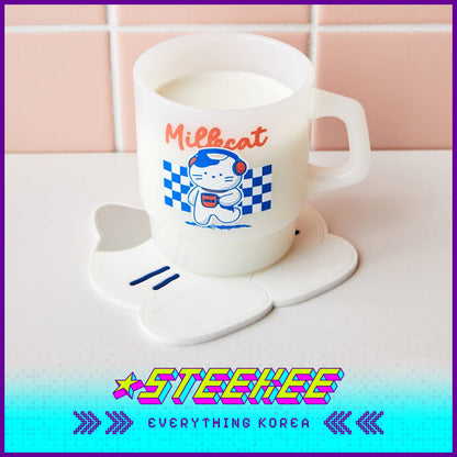 BUTTER SHOP Butter Family Waterproof Anti-Scalding Insulation PVC Coaster by Steekee Korea 4353
