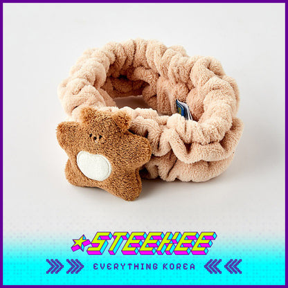 BUTTER SHOP Butter Bear Cute Couple Face Washing Makeup Hairband Set of 2 by Steekee Korea 4355