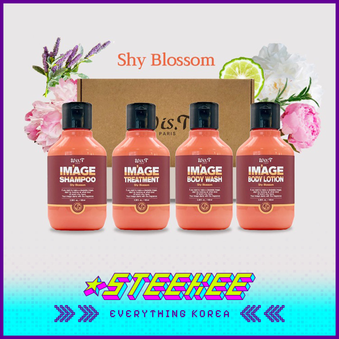 Wis.T Image Shy Blossom Travel Portable Mini Collection Gift Set of 4 by Steekee Korea 4374