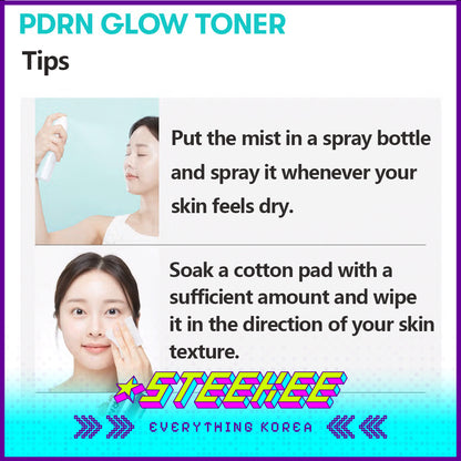 Daiso VT PDRN Radiance Renewal Glow Toner 200ml by Steekee Korea 4379