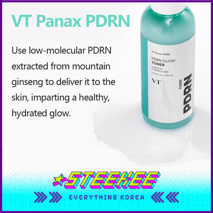 Daiso VT PDRN Radiance Renewal Glow Toner 200ml by Steekee Korea 4379