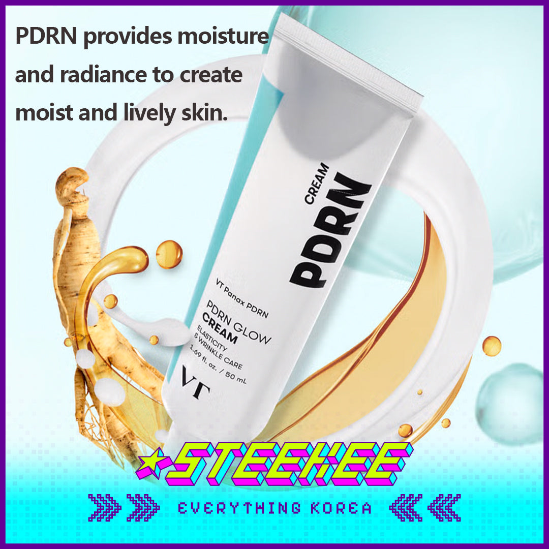 Daiso VT PDRN Radiance Renewal Glow Cream 50ml by Steekee Korea 4381