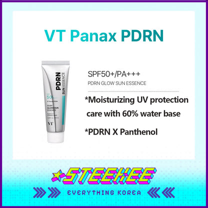 Daiso VT PDRN Brightening Glow Sunscreen Essence 50ml by Steekee Korea 4382