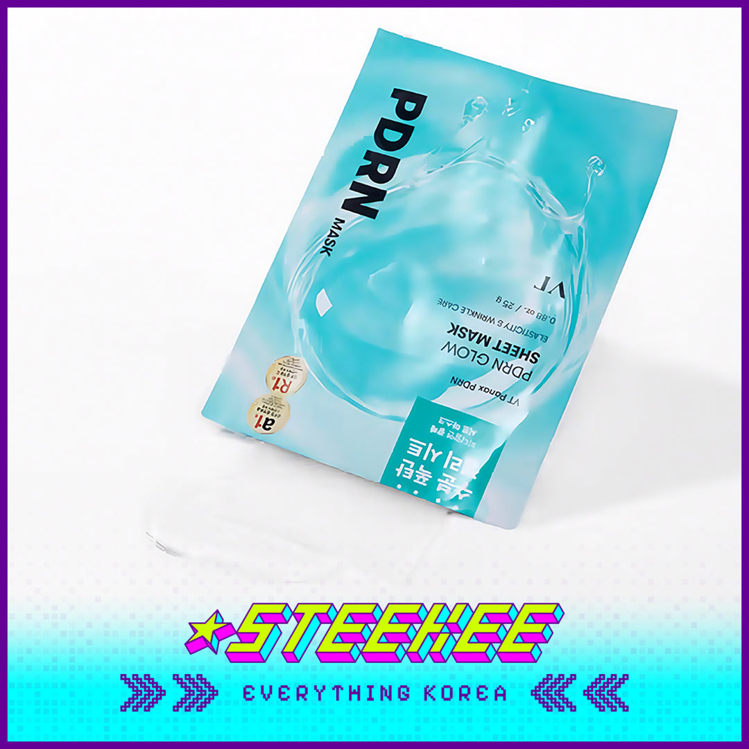 Daiso VT PDRN Brightening Skin Rejuvenating Moisturizing Glow Sheet Mask 25g by Steekee Korea 4383