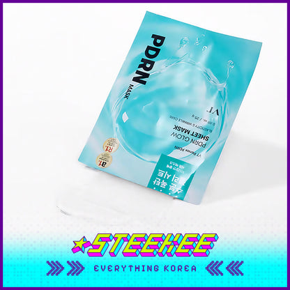 Daiso VT PDRN Brightening Skin Rejuvenating Moisturizing Glow Sheet Mask 25g by Steekee Korea 4383