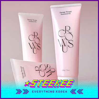 GROWUS Damage Therapy Repair Split End Hair Cream Treatment Conditioner 220g by Steekee Korea 4388