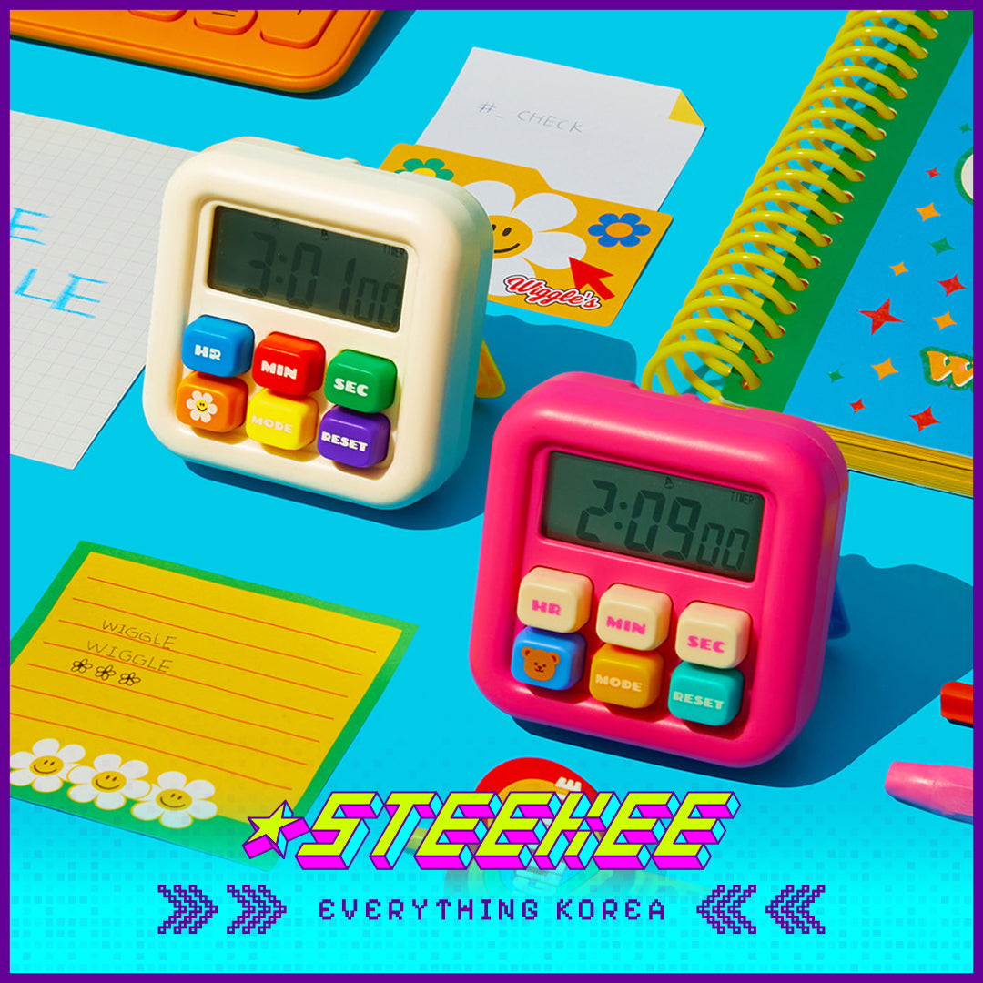Wiggle Wiggle Electronic Stopwatch Timer by Steekee Korea 4396